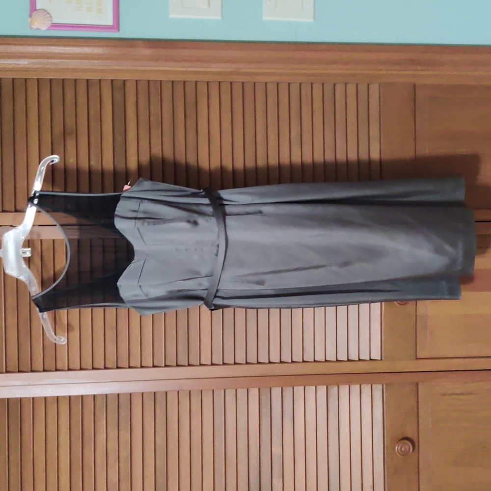 Satin cocktail dress